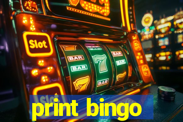 print bingo